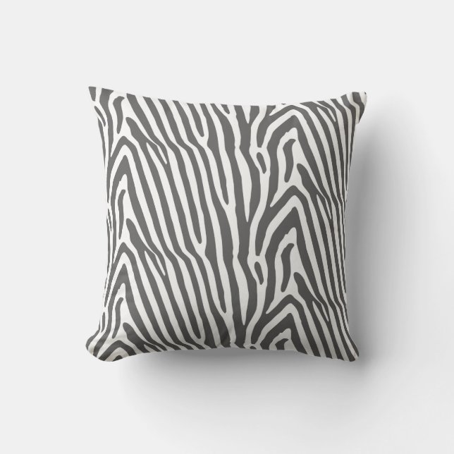 Zebra tryck Pillow Kudde (Framsida)