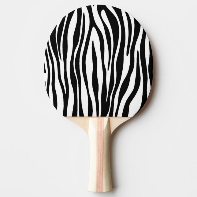 Zebra tryck pingisracket (Framsidan)