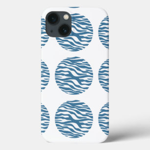 Zebra tryck Polka dots iPad BT Fodral