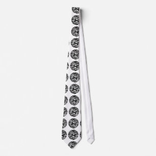 Zebra tryck Polka dots Tie Slips