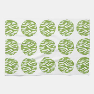Zebra tryck Polka dots Towel Kökshandduk