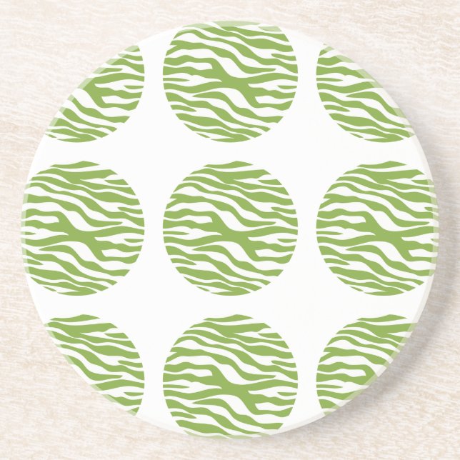 Zebra tryck Polka dots Underlägg (Framsidan)