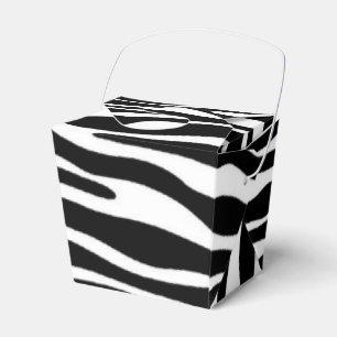 Zebra tryck presentaskar