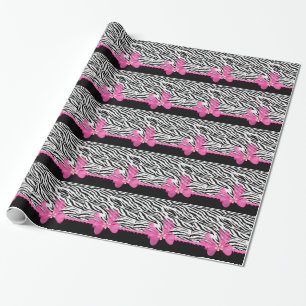 Zebra tryck presentpapper