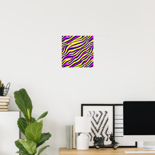Zebra tryck Rand Abstrakt Art Vild Animal