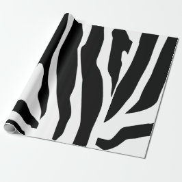 Zebra tryck Rand Mönster Presentpapper