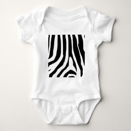 Zebra tryck Rand Mönster T Shirt