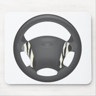 Zebra tryck Steering Wheel Musmatta