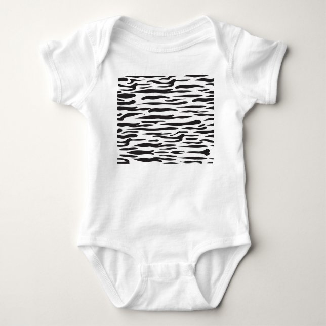 Zebra tryck t shirt (Framsida)