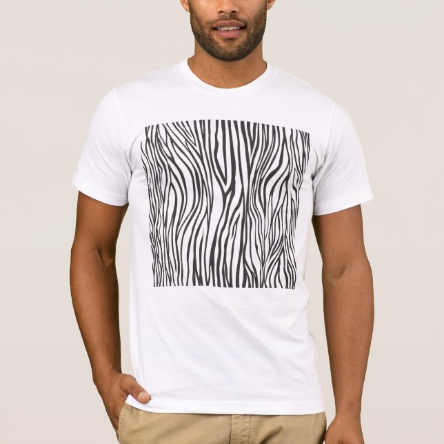 zebra tryck tee shirt (Framsida)