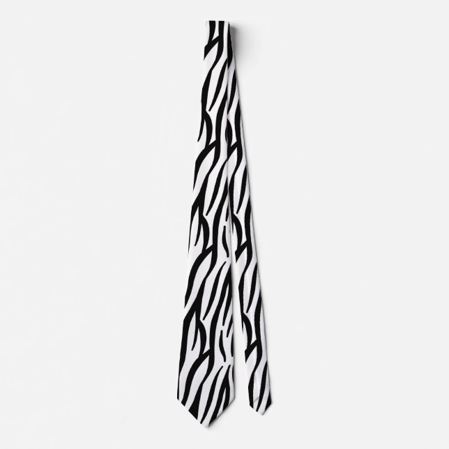 zebra tryck tie slips (Framsida)