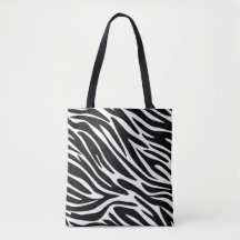 Zebra tryck Tote Bag