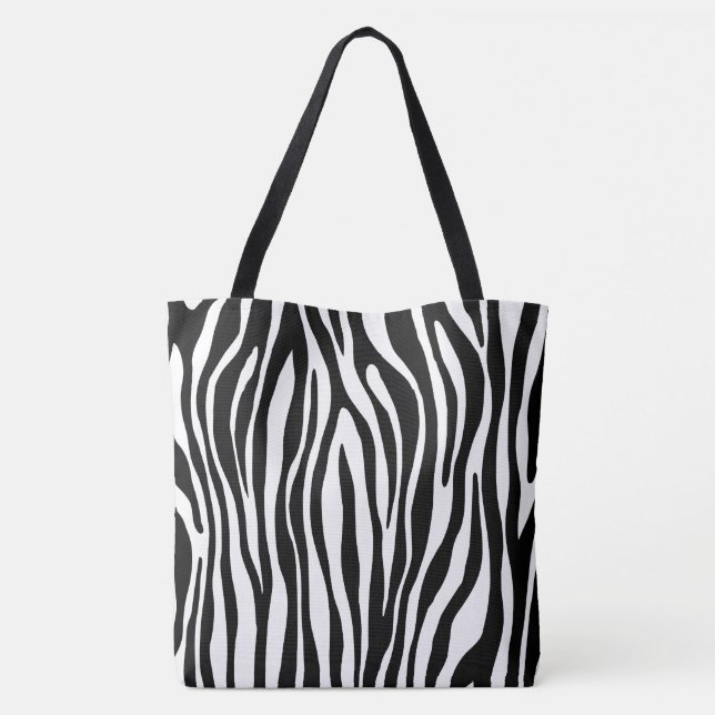 Zebra tryck tygkasse (Baksida)