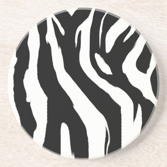 Zebra tryck Underlägg Sandsten (Framsidan)