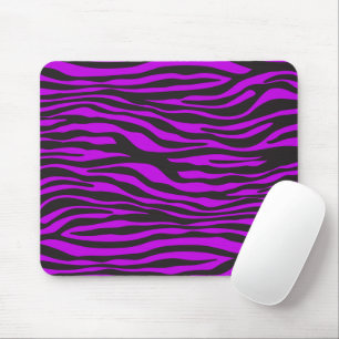 Zebra tryck, Zebra ränder, Lila Zebra, Jungle Musmatta