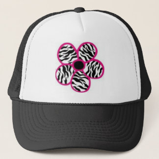 Zebra tryckblomma truckerkeps