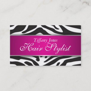 Zebra tryckCosmetologyvisitkort Visitkort