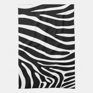 Zebra tryckkökshandduk kökshandduk