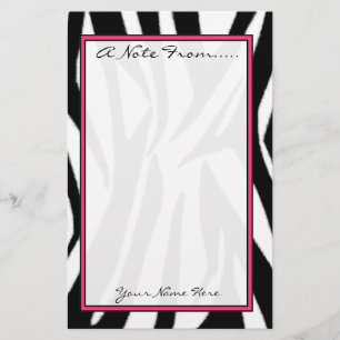 Zebra tryckmodebrevpapper brevpapper