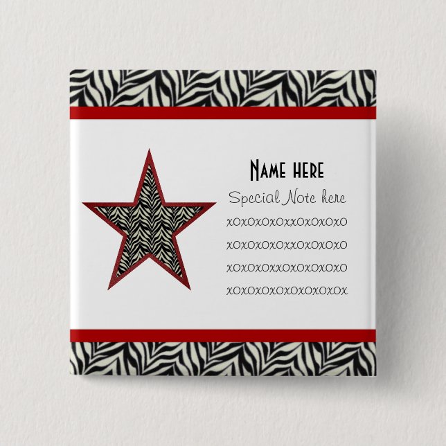 Zebra trycksamlingen knäppas knapp (Framsida)