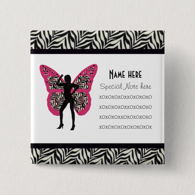 Zebra trycksamlingen knäppas knapp (Framsida)