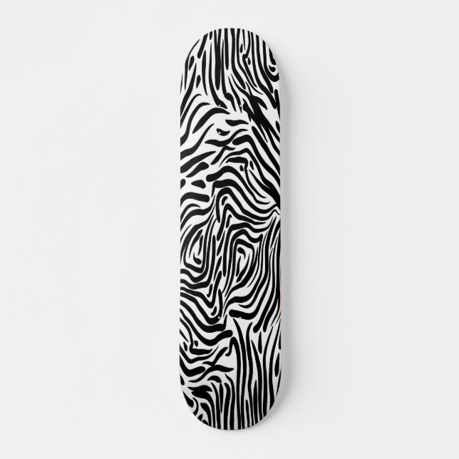 Zebra tryckSkateboards Skateboard Bräda 21,5 Cm (Framsida)