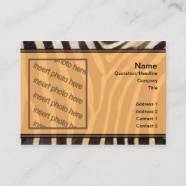 zebra tryckvisitkort visitkort