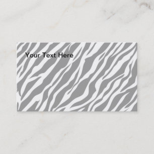 Zebra tryckvisitkort visitkort