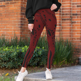 Zebra Vild Animal Mönster Leggings