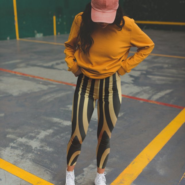 Zebra Vild Animal Mönster Leggings (Skapare uppladdad)