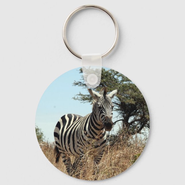 zebra-vild nyckelring (Framsida)