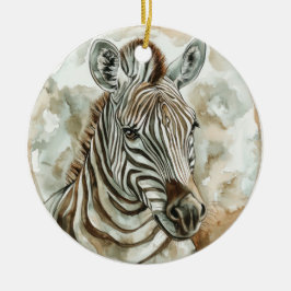 Zebra Vild Tame and Timless Collection Julgransprydnad Keramik