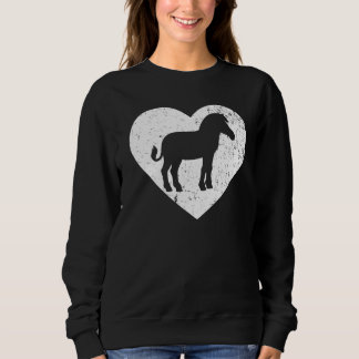 Zebra Vintage White Heart Animal Valentines day T Shirt
