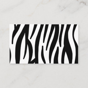 Zebra Visitkort