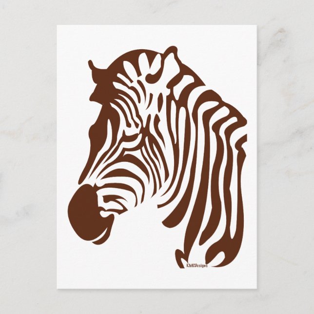Zebra Vykort (Framsida)