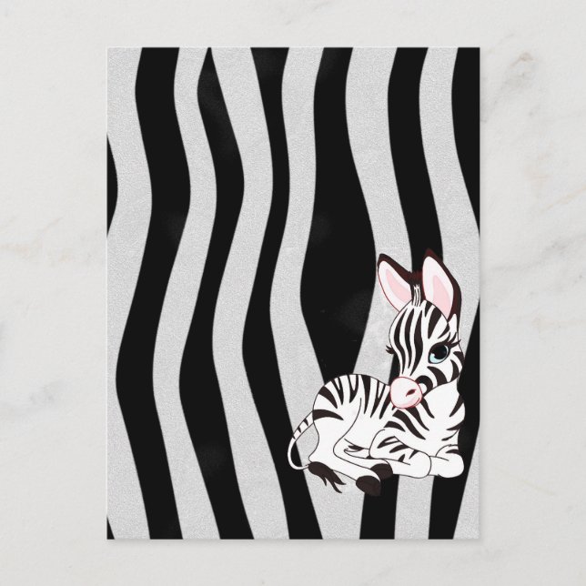 Zebra Vykort (Framsida)