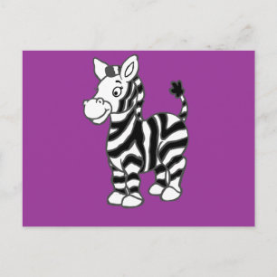 Zebra Vykort