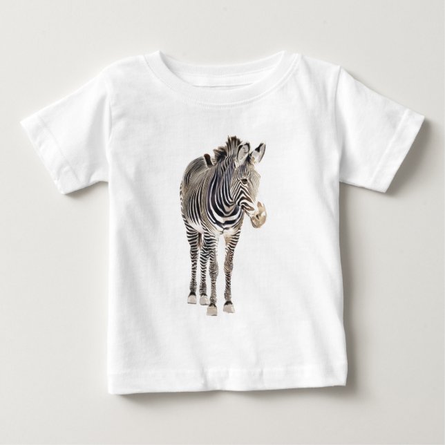 "Zebra" Watercolor Wildlife Art Tröja (Framsida)