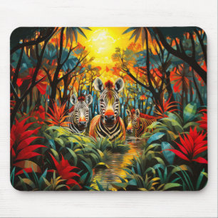 Zebra Wildlife Concept Abstrakt Colorful Wildlife Musmatta