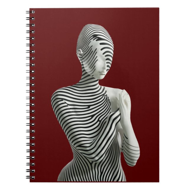 Zebra Woman Anteckningsbok (Framsidan)