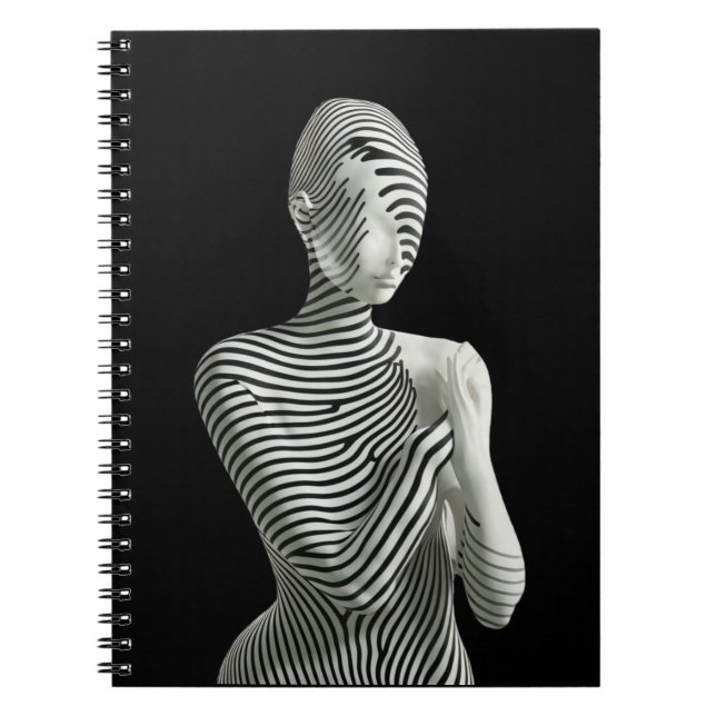 Zebra Woman Anteckningsbok (Framsidan)