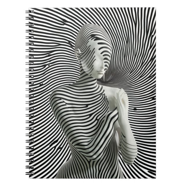 Zebra Woman Anteckningsbok (Framsidan)