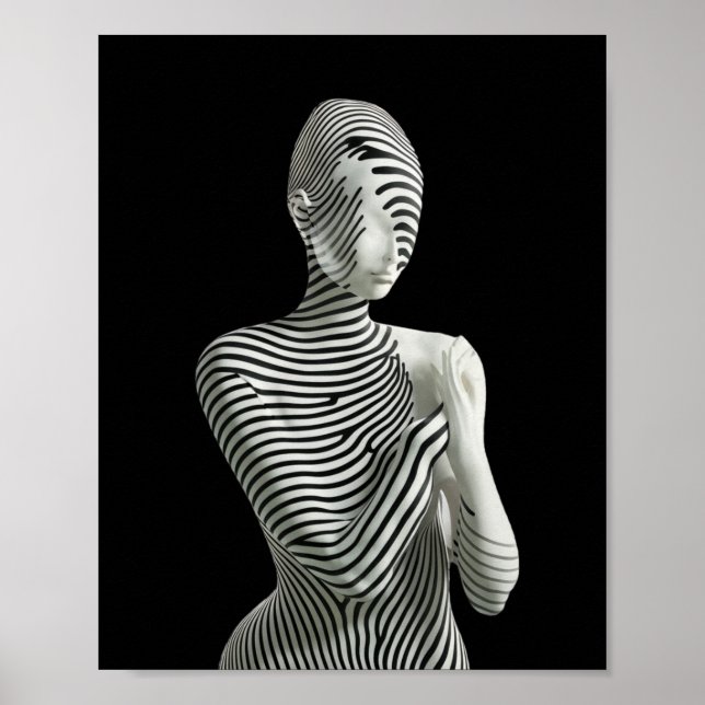 Zebra Woman Poster (Framsidan)