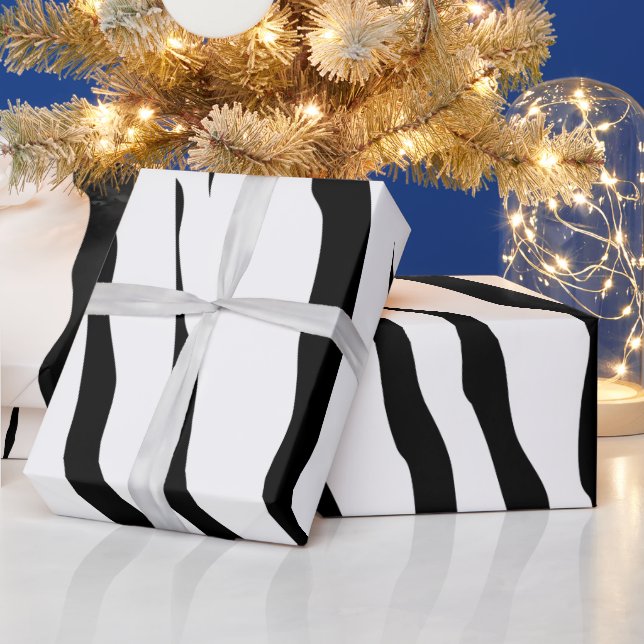Zebra Wrapping Papper Presentpapper (Helgdagar)