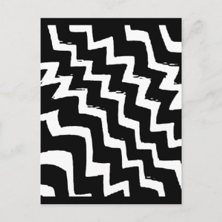 Zebra Zigzag Vykort