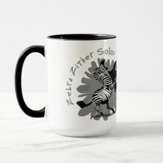 Zebra Zither Solo Mugg
