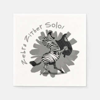 Zebra Zither Solo Pappersservett