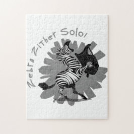 Zebra Zither Solo Pussel