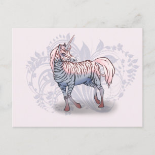 Zebracorn zebra-unicorn vykort