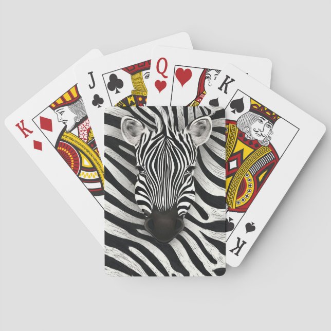 Zebradräkt Casinokort (Baksidan)
